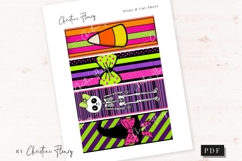 Printable Cartoon Halloween Bookmarks Product Image 3