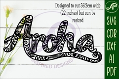 Aroha wall sign svg laser cut Product Image 2