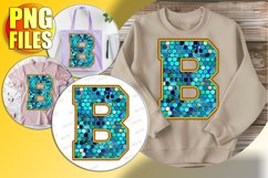 B Doodle Letter Style PNG Whimsical Holiday Fun! Product Image 1
