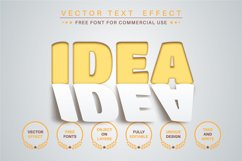 Slice paper - editable text effect, font style Product Image 3