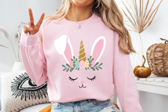 Easter Unicorn Bunny SVG Design | SVG Cut files Product Image 3