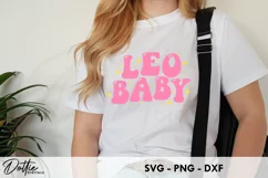 Leo Baby SVG DXF PNG Zodiac Star Sign Product Image 2
