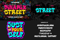 Graffiti Font Bundle Vol. 1 | Urban Vibes 3D Layered Street Product Image 3