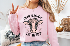 Home is where the herd is SVG Design | SVG Cut files Product Image 3