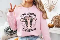 Home is where the herd is SVG Design | SVG Cut files Product Image 3
