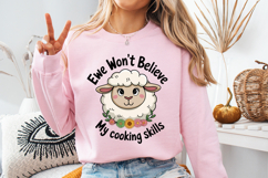 Ewe won't believe my cooking skills SVG Design | SVG Product Image 3