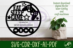 Gamer theme laser cut name sign Product Image 2