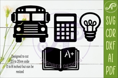 School Icons SVG Teacher Classroom Clipart 6 Product Image 2