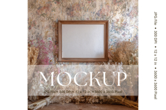 Photo Frame Mockup in Interior Room Studio Canvas Mockup_42 Product Image 1