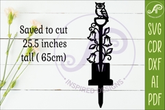 Owl Garden Spade Wall Art &amp; Garden Stake SVG Product Image 2