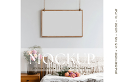 Photo Frame Mockup in Interior Room Studio Canvas Mockup_48 Product Image 1