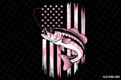 USA Fishing SVG Design| Fishing Svg | Fish Svg Product Image 1