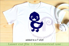 Cute little Ducks Silhouette laser cut wall art Product Image 2