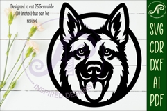 Dog SVG Bundle 9 Dog Breeds Laser Cut Files, Dog Faces, Pet Product Image 6