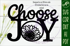 Choose Joy wall art sign Positivity home decor Product Image 2