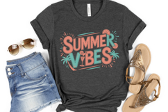 Summer Vibes SVG Design | SVG Cut files Product Image 3
