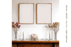 Photo Frame Mockup in Interior Room Studio Canvas Mockup_55 Product Image 1