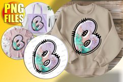 B Doodle Letter Valentine Loving Festive Style! Product Image 1