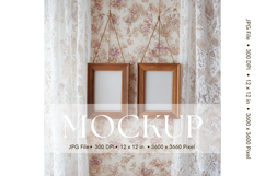 Photo Frame Mockup in Interior Room Studio Canvas Mockup_57 Product Image 1