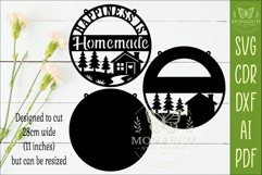 Happiness Is Homemade Farmhouse Wall Sign SVG Product Image 2