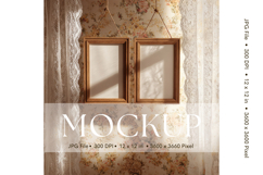 Photo Frame Mockup in Interior Room Studio Canvas Mockup_59 Product Image 1