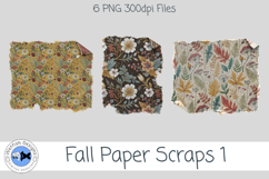 Fall Boho PNG Paper Scraps 1 Product Image 3