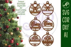 Traditional Christmas Ornaments SVG 2 Product Image 2