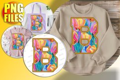 B Doodle Letter Valentine Loving Cheerful Magic! Product Image 1