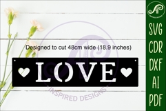Love Word wall art sign, SVG file Product Image 2