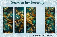 4 Christmas Seamless Tumbler Wrap 20 oz Product Image 4