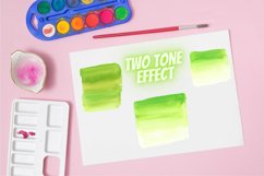 Green Watercolor splash clipart, Green watercolor brush Product Image 2