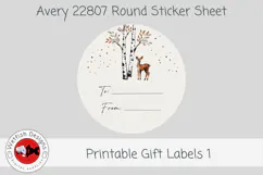 Christmas Printable Gift Labels 1 Product Image 3