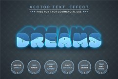 Water river - editable text effect, font style Product Image 2