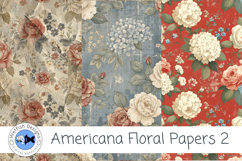 Americana Floral Papers 2 Product Image 3
