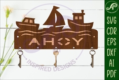 Boats Key holders for metal and laser cutting Product Image 2