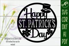 Happy St. Patrick's Day wall sign Product Image 2