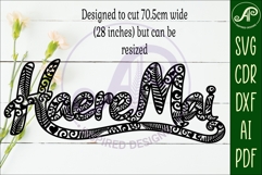 Haere Mai wall sign svg laser cut Product Image 2