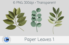 PNG Paper Leaves 1 Product Image 3
