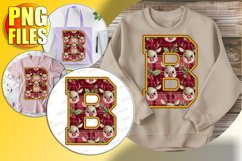 B Doodle Letter Style Figure Joyful Festive Design! Product Image 1