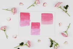 Two Tone Pink Watercolor Splash Cliparts Product Image 2