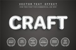 White goal - editable text effect, font style Product Image 5