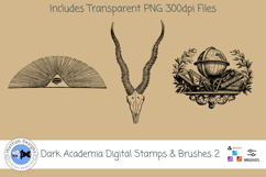 Dark Academia Stamps and Brushes 2 Product Image 3