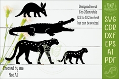 Safari Animal, African Wildlife Silhouettes 7 Product Image 2