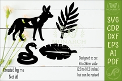 Safari Animal, African Wildlife Silhouettes 8 Product Image 2