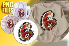 B Doodle Letter Valentine Loving Bright Magic! Product Image 1