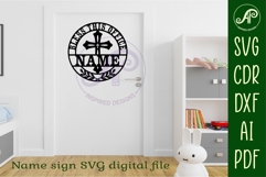 Bless this office personalized wall sign Product Image 2