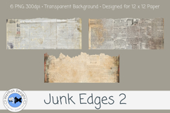 Junk Journal PNG Edges 2 Product Image 3