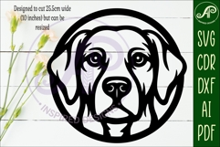 Dog SVG Bundle 9 Dog Breeds Laser Cut Files, Dog Faces, Pet Product Image 9