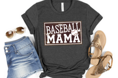 Baseball Mama Clipart | Baseball Png | Sublimation Product Image 2