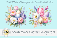 Spring Watercolor Easter Bouquets 4 Product Image 3